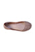 A Beige Flats from Mini Melissa Campana in size 7Y for girl. (Front View)