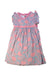 A Blue Short Sleeve Dresses from Tea in size 5T for girl. (Front View)