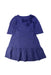 A Blue Long Sleeve Dresses from Tea in size 6T for girl. (Front View)
