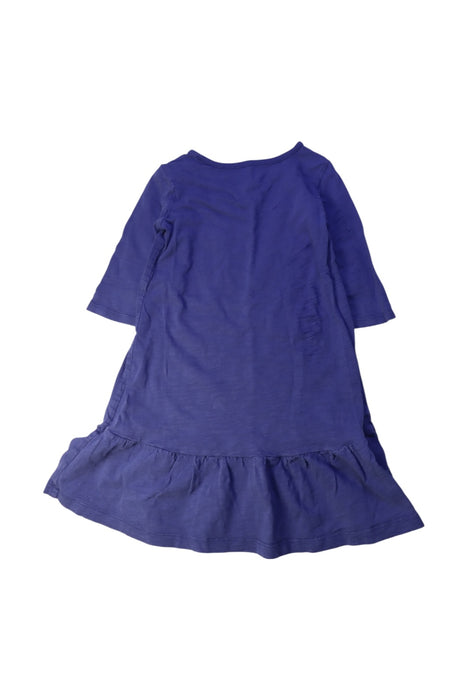 A Blue Long Sleeve Dresses from Tea in size 6T for girl. (Back View)