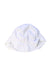A White Sun Hats from i play in size 2T for neutral. (Front View)
