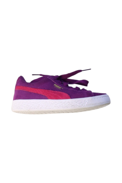 A Purple Sneakers from Puma in size 5T for neutral. (Front View)
