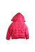 A Pink Puffer/Quilted Coats & Outerwear from La Compagnie des Petits in size 6T for girl. (Back View)