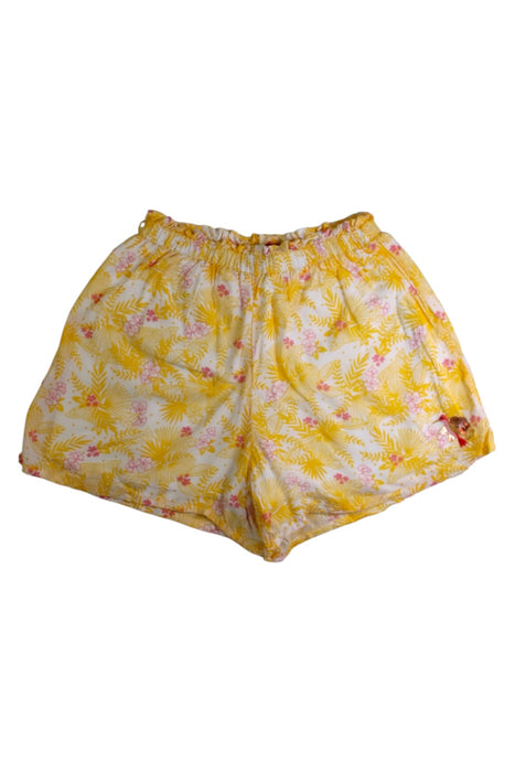 A Yellow Shorts from La Compagnie des Petits in size 5T for girl. (Front View)