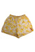 A Yellow Shorts from La Compagnie des Petits in size 5T for girl. (Front View)