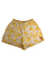 A Yellow Shorts from La Compagnie des Petits in size 5T for girl. (Front View)