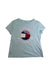 A Blue Short Sleeve T Shirts from Tommy Hilfiger in size 8Y for girl. (Front View)