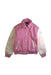 A Pink Lightweight Jackets from Tommy Hilfiger in size 7Y for girl. (Front View)