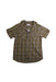 A Green Short Sleeve Shirts from La Compagnie des Petits in size 8Y for boy. (Front View)