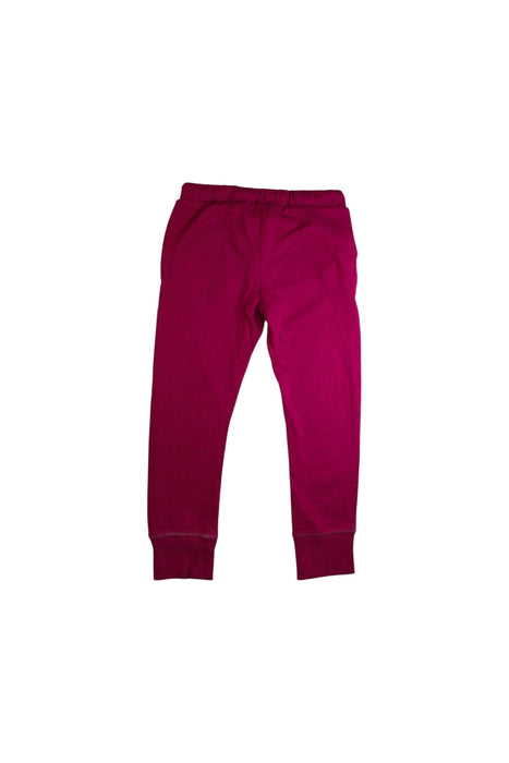 A Burgundy Sweatpants from La Compagnie des Petits in size 6T for girl. (Back View)