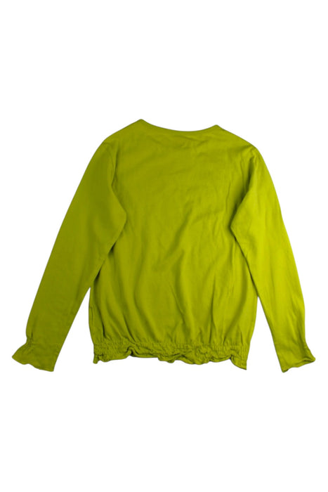 A Green Long Sleeve Tops from La Compagnie des Petits in size 8Y for girl. (Back View)