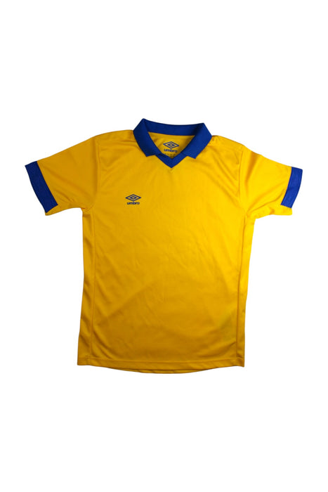 A Yellow Active Tops from Umbro in size 9Y for boy. (Front View)