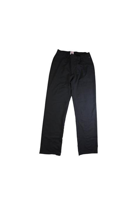 A Black Casual Pants from Adidas in size 13Y for boy. (Front View)