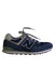 A Navy Sneakers from New Balance in size 12Y for boy. (Front View)