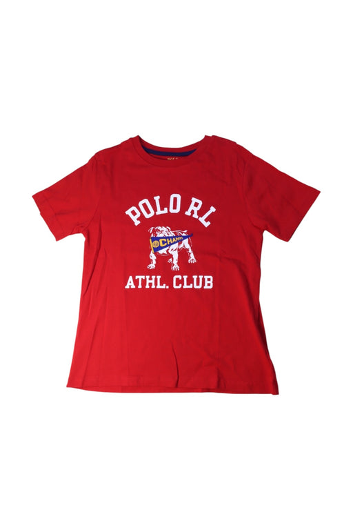 A Red Short Sleeve T Shirts from Polo Ralph Lauren in size 8Y for boy. (Front View)