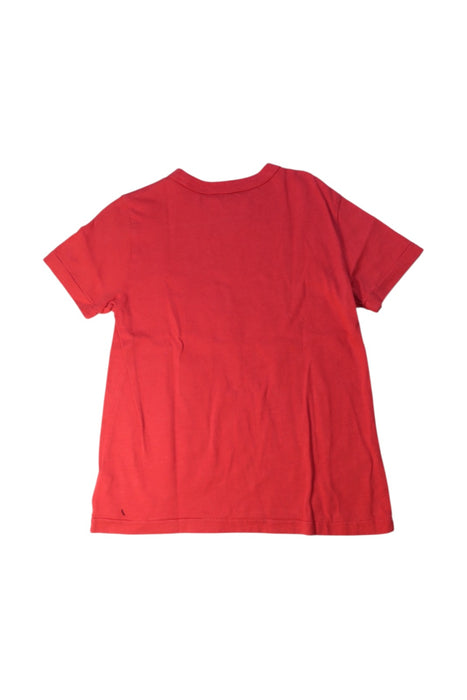 A Red Short Sleeve T Shirts from Polo Ralph Lauren in size 6T for boy. (Back View)