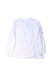 A White Long Sleeve Shirts from Château de Sable in size 6T for boy. (Back View)