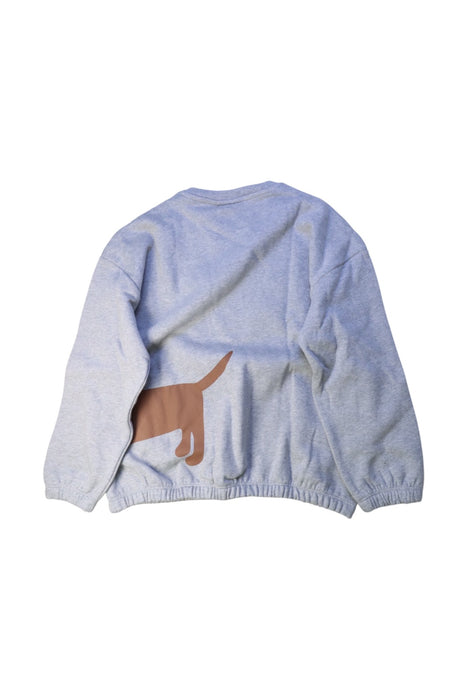 A Grey Crewneck Sweatshirts from Mini Rodini in size 9Y for boy. (Back View)