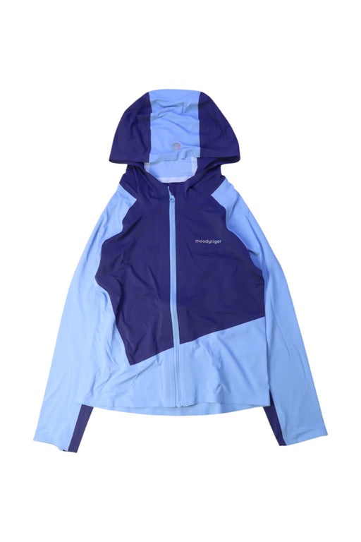 A Blue Lightweight Jackets from Moody Tiger in size 4T for neutral. (Front View)