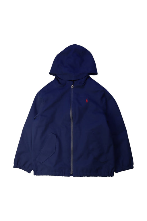 A Navy Lightweight Jackets from Polo Ralph Lauren in size 6T for boy. (Front View)