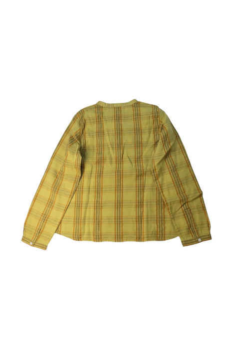 A Yellow Long Sleeve Shirts from Bonpoint in size 8Y for boy. (Back View)