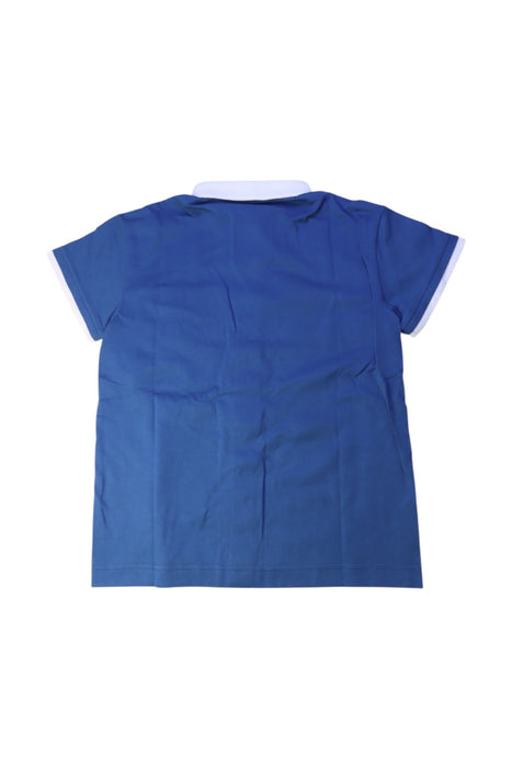 A Blue Short Sleeve Shirts from Familiar in size 7Y for boy. (Back View)