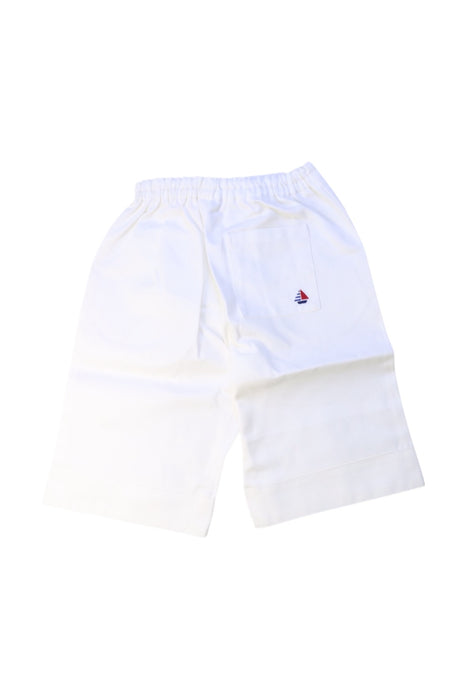 A White Shorts from Familiar in size 7Y for boy. (Back View)