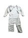 A Blue Long Sleeve Rompers from Petit Bateau in size 6-12M for neutral. (Front View)