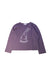 A Purple Long Sleeve T Shirts from Bonpoint in size 6T for girl. (Front View)