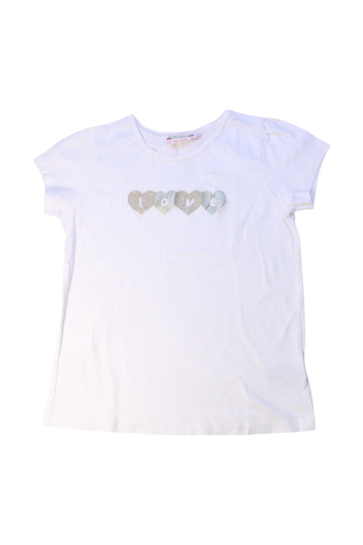 A White Short Sleeve T Shirts from Bonpoint in size 8Y for girl. (Front View)