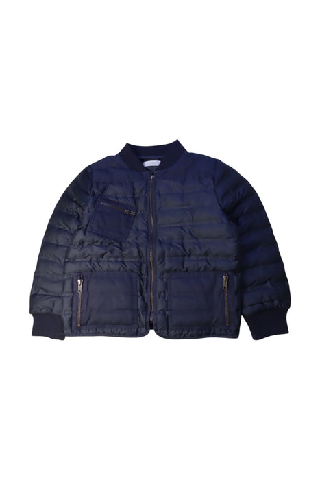 A Navy Puffer/Quilted Jackets from Stella McCartney in size 6T for neutral. (Front View)