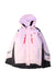 A Pink Ski Jackets from Helly Hansen in size 8Y for girl. (Front View)