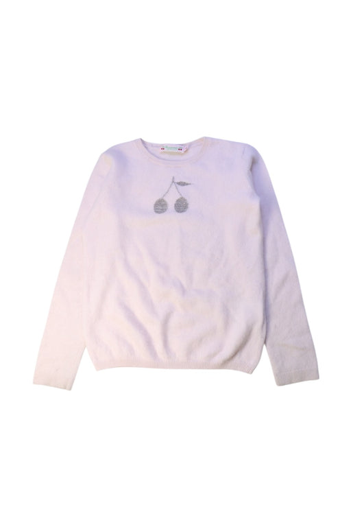 A White Knit Sweaters from Bonpoint in size 8Y for girl. (Front View)