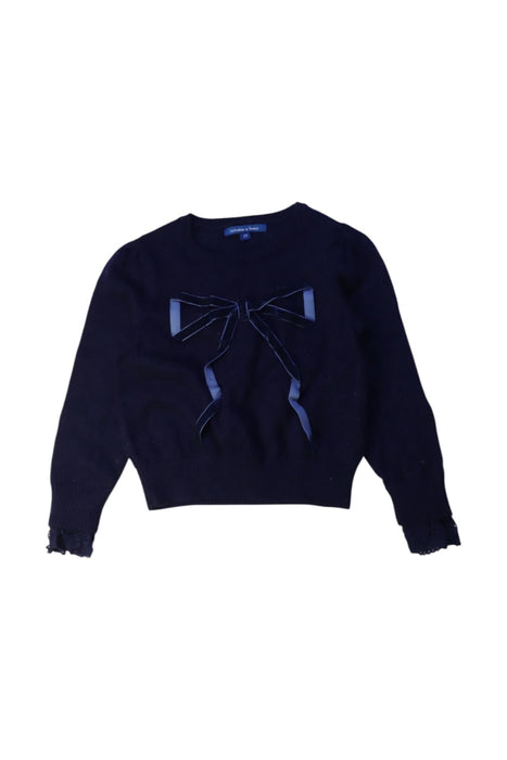 A Navy Knit Sweaters from Nicholas & Bears in size 2T for girl. (Front View)