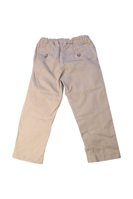 A Beige Casual Pants from Harrods in size 4T for boy. (Back View)