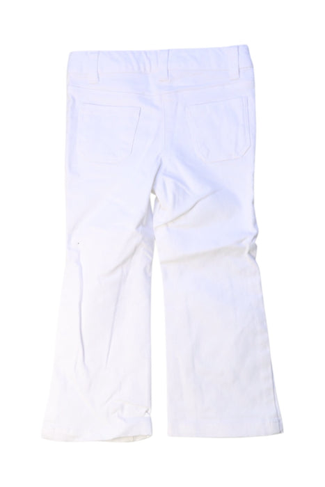 A White Casual Pants from Jacadi in size 3T for boy. (Back View)