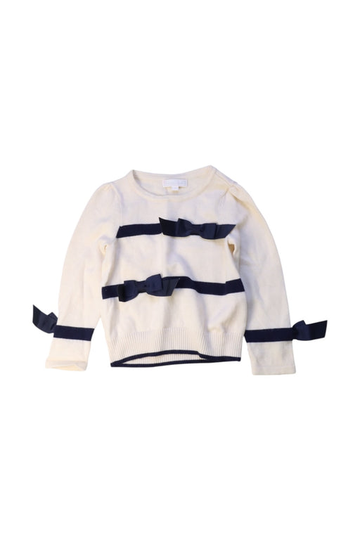 A White Knit Sweaters from Nicholas & Bears in size 2T for girl. (Front View)
