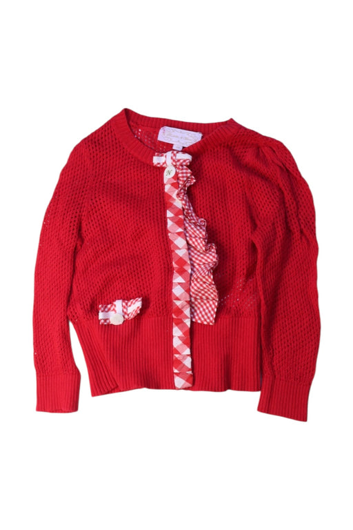 A Red Cardigans from Nicholas & Bears in size 4T for girl. (Front View)