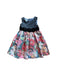 A Multicolour Sleeveless Dresses from Bonnie Jean in size 6T for girl. (Front View)
