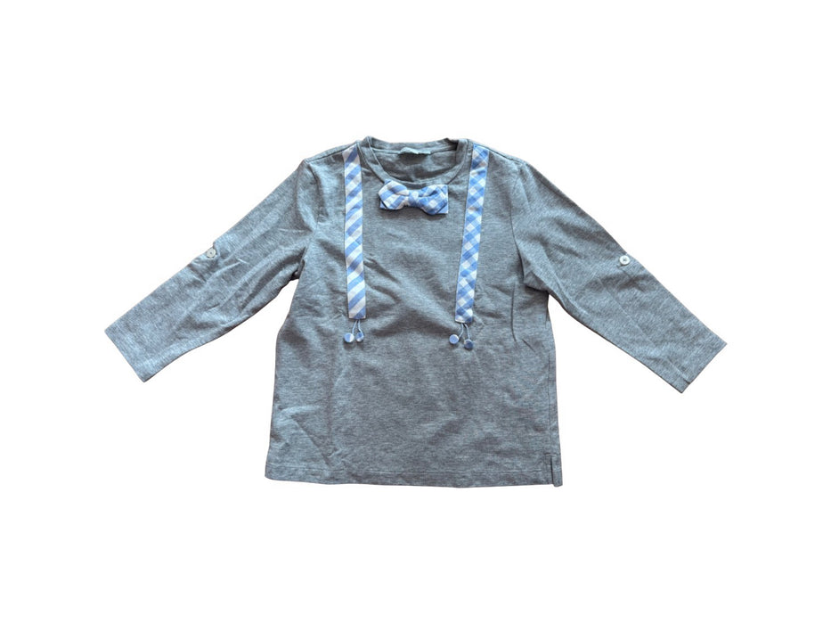 A Grey Long Sleeve T Shirts from Nicholas & Bears in size 3T for neutral. (Front View)