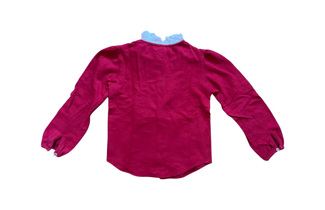 A Pink Long Sleeve Shirts from Ralph Lauren in size 4T for girl. (Back View)