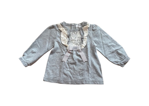 A Grey Long Sleeve Tops from Jill Stuart in size 18-24M for girl. (Front View)