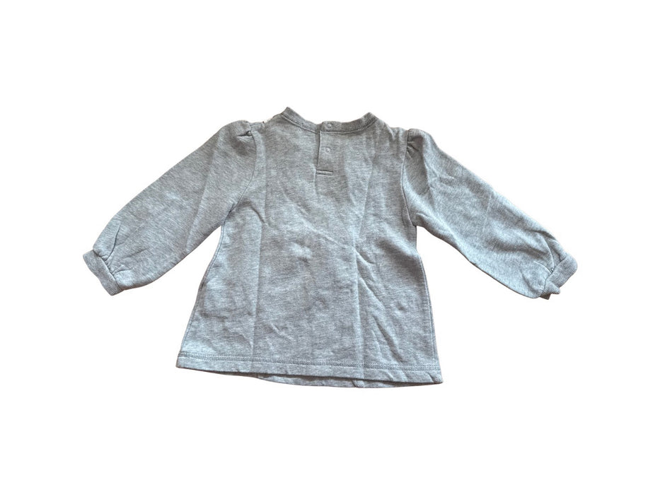 A Grey Long Sleeve Tops from Jill Stuart in size 18-24M for girl. (Back View)