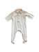 A Pink Onesies from Petit Bateau in size 6-12M for neutral. (Front View)