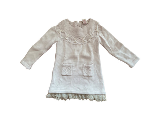 A Ivory Sweater Dresses from Cynthia Rowley in size 4T for girl. (Front View)