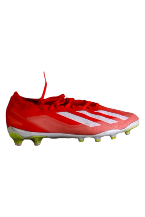A Red Cleats/Soccer Shoes from Adidas in size 11Y for neutral. (Front View)