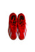 A Red Cleats/Soccer Shoes from Adidas in size 11Y for neutral. (Back View)