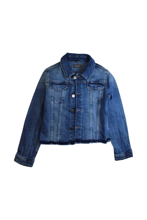 A Blue Lightweight Jackets from DL1961 in size 9Y for girl. (Front View)