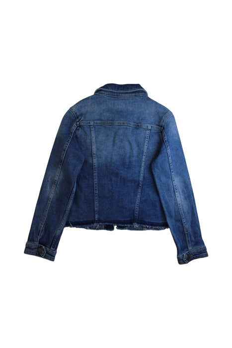 A Blue Lightweight Jackets from DL1961 in size 9Y for girl. (Back View)