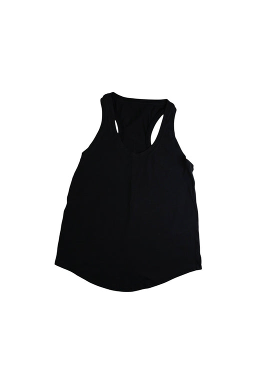 A Black Active Tops from Lululemon in size 8Y for girl. (Front View)